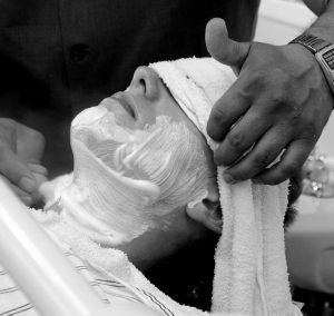 Man at barbers