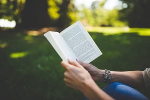 reading abook