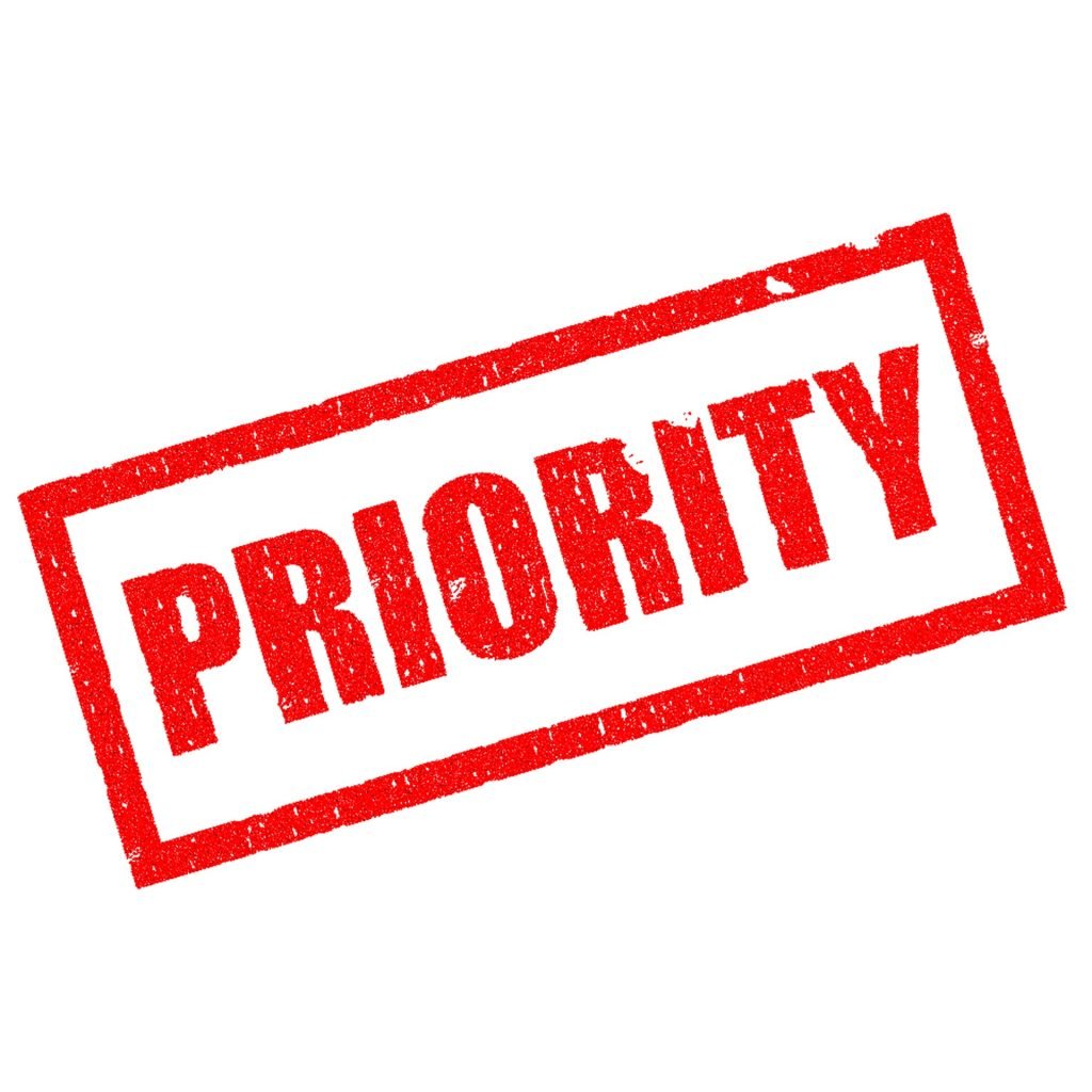 A priority stamp.