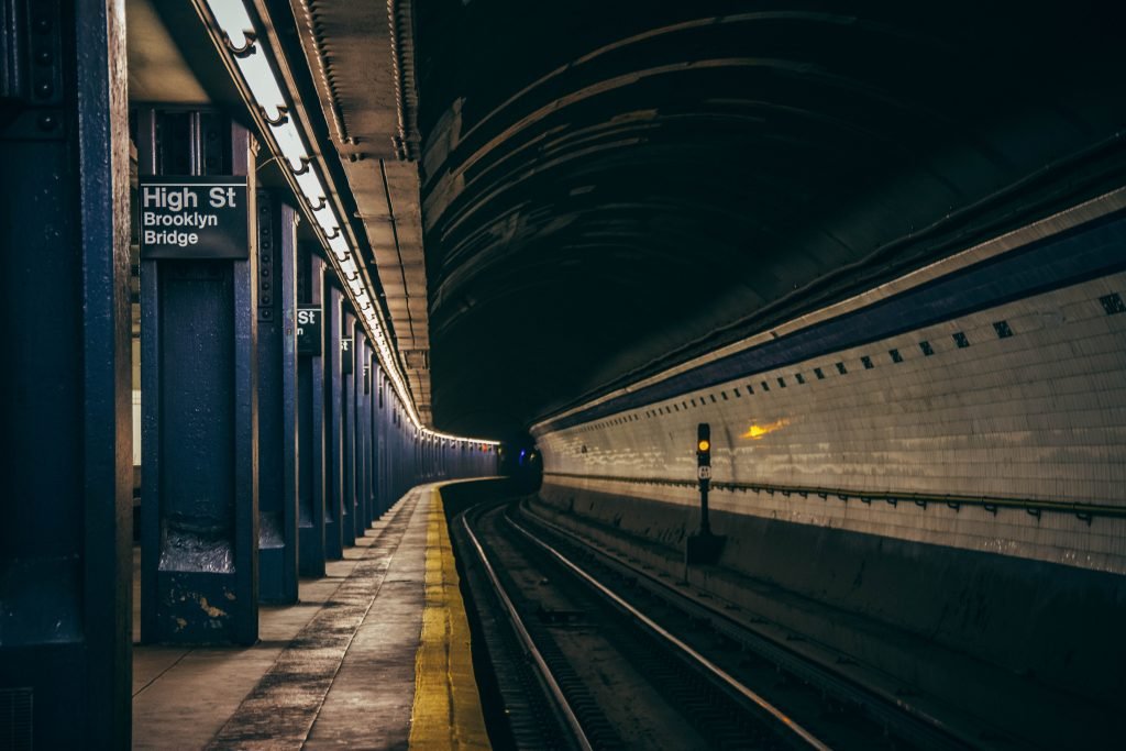 A metro station is the best way to commute in suburbs.