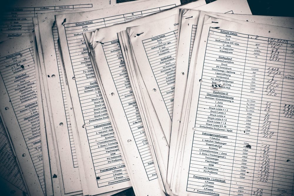 Lists of items.