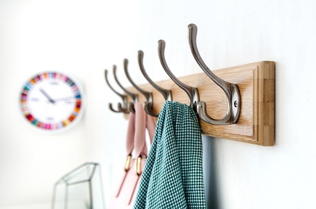 Wall hooks are among the items people usually forget during a move.