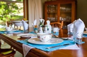 Find a safe place for your fine china when you organize your new kitchen.