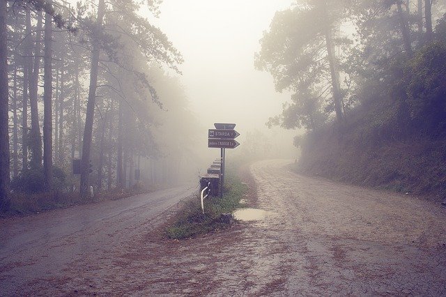 A fork in the road.