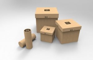 Different sizes of card boxes. 
