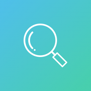 a magnifying glass