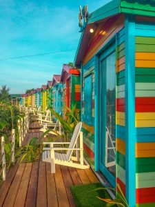 front of the beach house