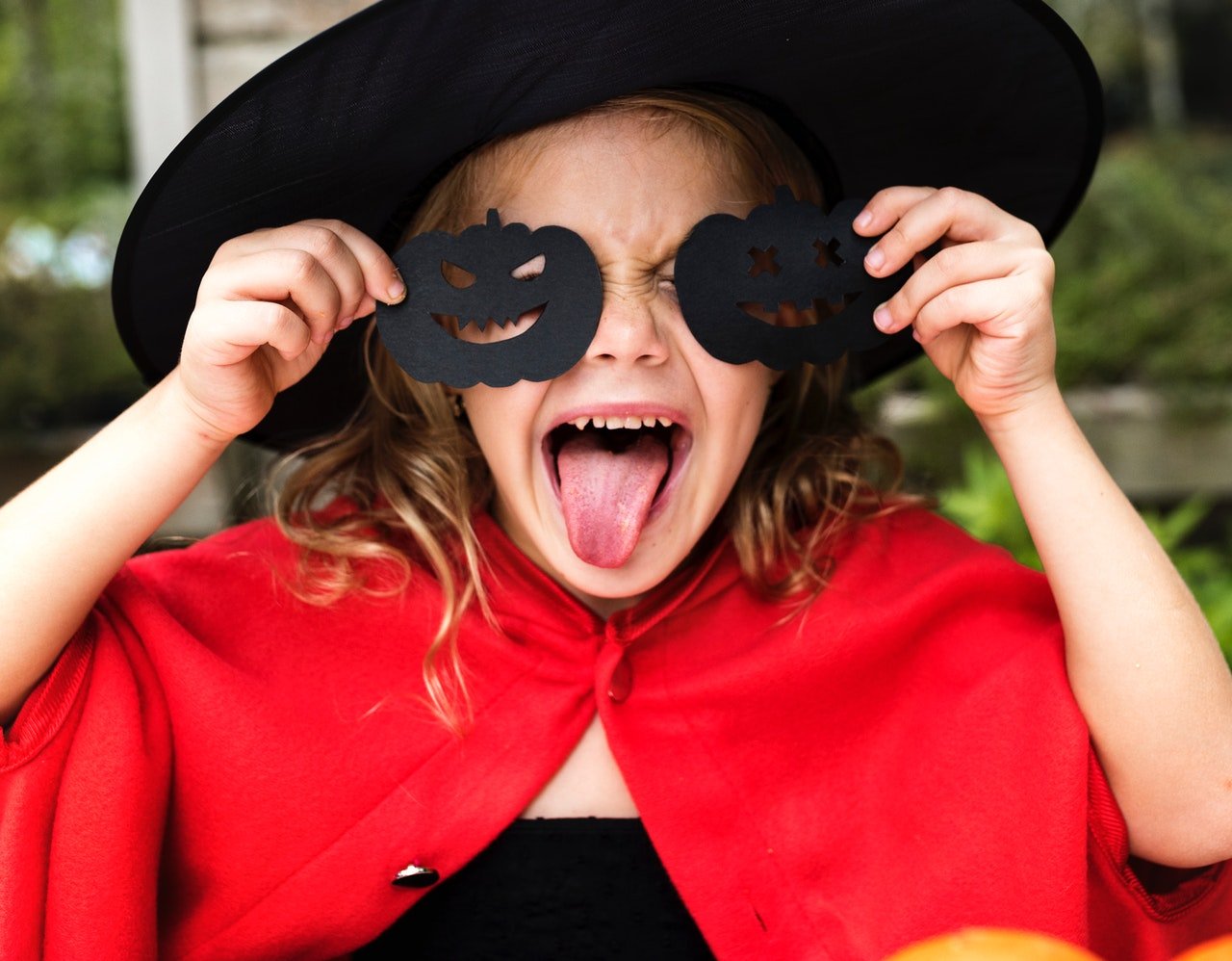 Create a Halloween costume with leftover packing supplies