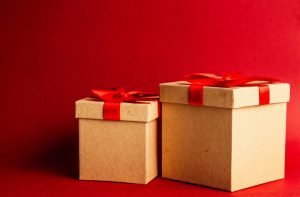 two gift boxes