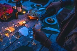 Friend having drinks