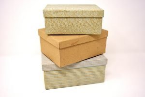 Small cardboard boxes